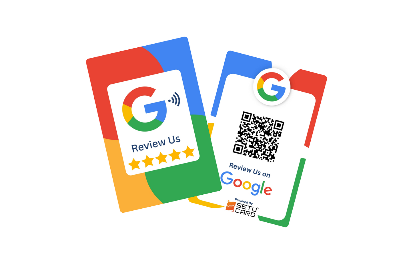 Google Review NFC Card with QR Code